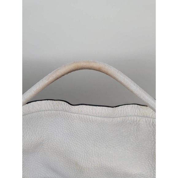 Coach BLEECKER PEBBLED LEATHER SULLIVAN HOBO (COACH F31623) SILVER/SOAPSTONE - Picture 12 of 14